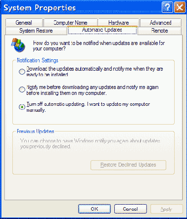    Automatic Update?